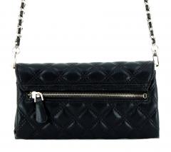 Guess Giully Mini Überschlagtasche elegant Black abgesteppt