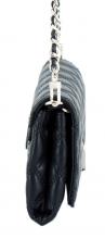 Guess Giully Mini Überschlagtasche elegant Black abgesteppt