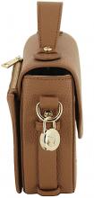 Crossovertasche Hey Marly nachhaltig Half Moon Bag Cognac
