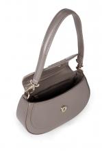 Schultertasche mit Überschlag beige Glanzfinish Valentino Type RE