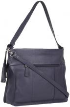 Beuteltasche Gerry Weber dunkelblau Leder Fransen