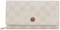 Überschlagbörse hellbeige kariert Joop Cortina Piazza Europa Birch