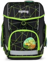 Schultaschenset ergobag cubo CyBär Rade Autos schwarz grün