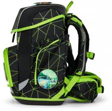 Schultaschenset ergobag cubo CyBär Rade Autos schwarz grün