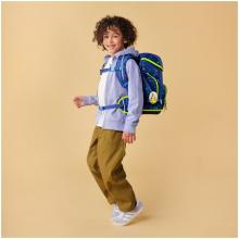 Schulrucksack Komplettset ergobag cubo SpitzenreitBär Fußball blau