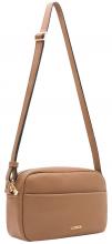 braune Schultertasche L.Credi Olga vegan Toffee