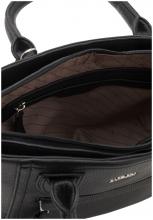 kleine Henkeltasche L.Credi Ophelia schwarz vegan