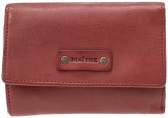 Lederportemonnaie Lila Überschlag Vintage Maitre Steinbach Doris Lavender