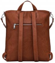 Tagesrucksack Desigual braun Logo Pretoria Nieten