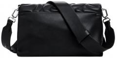 Desigual schwarze Überschlagtasche Dortmund Curie 3D Negro