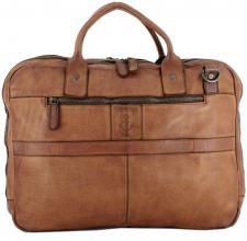 Laptoptasche Balthazar Cognac Urban Poets Business Leder Vintage