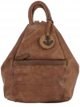 Citybackpack Xander Harbour 2nd Urban Poets Vintage cognac Leder