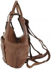 Citybackpack Xander Harbour 2nd Urban Poets Vintage cognac Leder