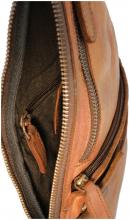 One Shoulder Backpack Rowan Harbour 2nd schwarz Leder Vintage