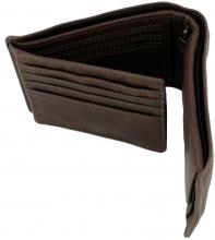 dunkelbraune Geldtasche Leder Vintage Harbour 2nd Kairos Chocolate Brown