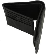 Harbour 2nd Kairos Dark Ash Ledergeldbeutel schwarz Vintage