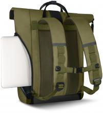 Cabaia Explorer Medium Grenoble olivgrün Wanderrucksack Rolltop