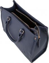 Rised RE Kurzgrifftasche Valentino Blu Dunkelblau Lederoptik