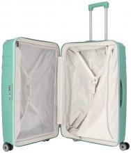 großer Reisekoffer 4w Trolley L 77cm Elvaa Seegrün Travelite