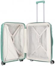 erweiterbarer Urlaubskoffer Travelite Elvaa 4w Trolley M 66cm Seegrün