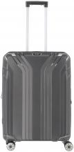 Flugkoffer mit Dehnfalte schwarz Elvaa 4w Trolley M 66cm Travelite