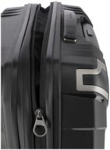 Flugkoffer mit Dehnfalte schwarz Elvaa 4w Trolley M 66cm Travelite