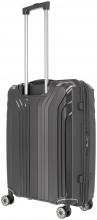 Flugkoffer mit Dehnfalte schwarz Elvaa 4w Trolley M 66cm Travelite