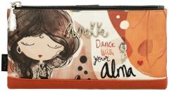 Portemonnaie Anekke Alma orange rot Strass