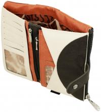 Portemonnaie Anekke Alma orange rot Strass