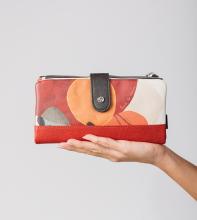 Portemonnaie Anekke Alma orange rot Strass