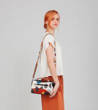 stylische Handtasche Anekke Alma Lunares Beige