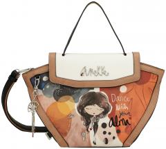 extravagante Henkeltasche Alma Anekke bunt
