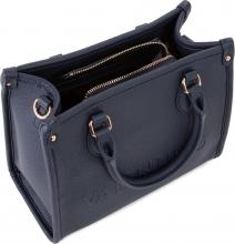 Henkeltasche Small Valentino Rised RE Blu Dunkelblau 