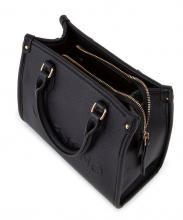 Valentino Kurzgrifftasche Mini Rised RE Nero Lederoptik