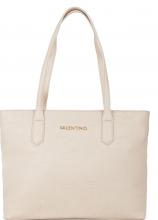 Valentino Shopper mit Markenprägung Allover Ecru Pansy