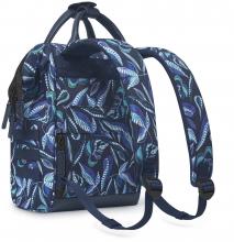 kleiner Alltagsrucksack Cabaia Adventurer Small Fontainbleau blau gemustert
