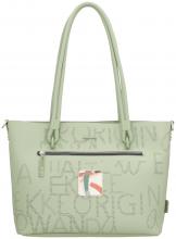 Anekke Tote Bag Innentasche 2in1 grün Alma Original Nieten Dotwork