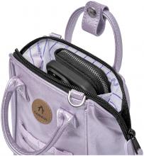 Crossovertasche Cabaia Nano Bag Capri Lila Metallic