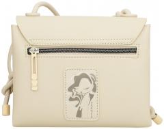 Überschlagtasche Anekke beige Nieten Alma Original geflochten