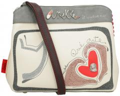 Anekke Schultertasche Alma Ole Miro Kunst Händeprint Hell