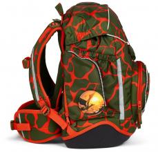 Ergobag Pack FeuerspeiBär Lumi Edition Drachen grün orange Schulranzenset