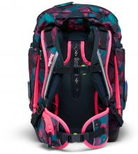 Mädchenschultasche Ergobag Pack KorallBär Komplettset grün pink