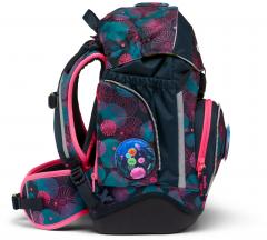 Mädchenschultasche Ergobag Pack KorallBär Komplettset grün pink