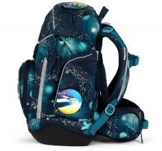 Schülerset Ergobag Pack RaumfahrBär Schultasche Weltall Blau Galaxy Glow