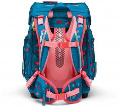 Rucksackset Grundschule Ergobag Cubo VoltiBär blau Punkteprint