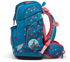 Rucksackset Grundschule Ergobag Cubo VoltiBär blau Punkteprint