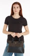 Tommy Hilfiger Satchel Jacquard Med 
