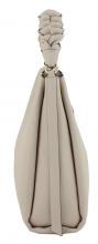 Coccinelle Boheme Medium Beuteltasche Leder Italien Rosette Taupe