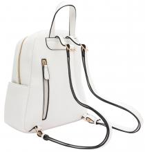 Damenrucksack elegant L.Credi weiß Ovidia vegan