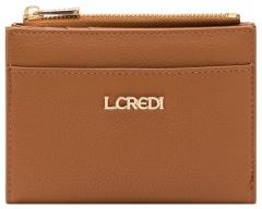 Geldtasche L.Credi Filippa klein Cognac